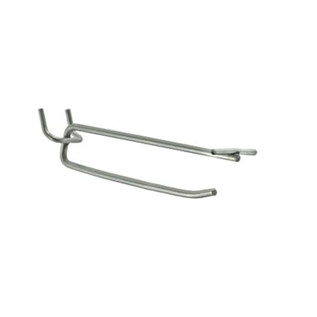 Azar Displays 6" Metal Wire Flip Scan Hook (.187" Dia.), PK50 700836-50PK